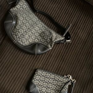 Coach Handbag and Wristlet